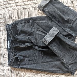 High-waisted Stone-Wash American Apparel Denim